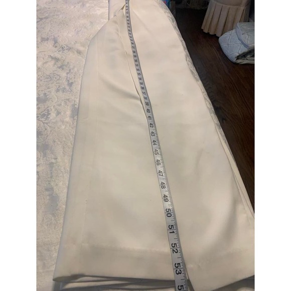 WHBM Winter White Jumpsuit (Formal) - Picture 6 of 13